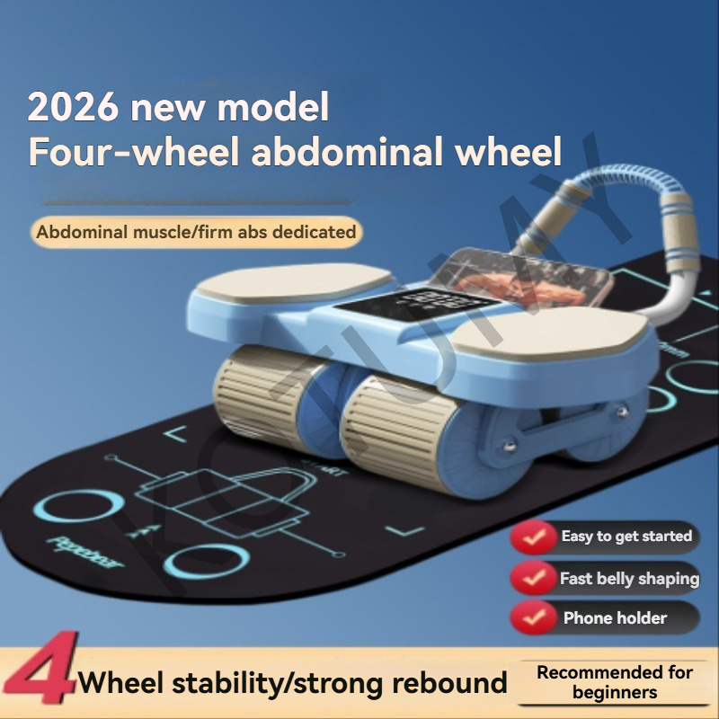 Ab Roller Wheel With Elbow Support - Podparcie łokci, automatyczny powrót, koło do