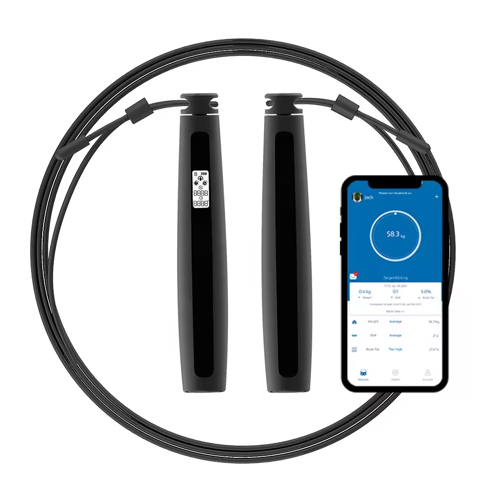 Smart Jump Rope Digital Counter - Inteligentna skakanka do fitnessu, skakanki z