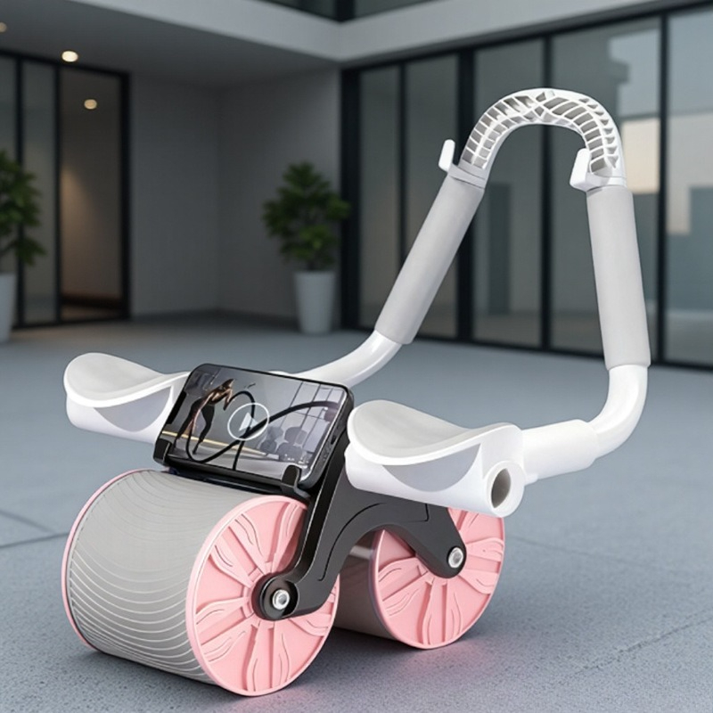 Ab Roller Wheel With Elbow Support - Automatyczny wałek do ćwiczeń mięśni brzucha