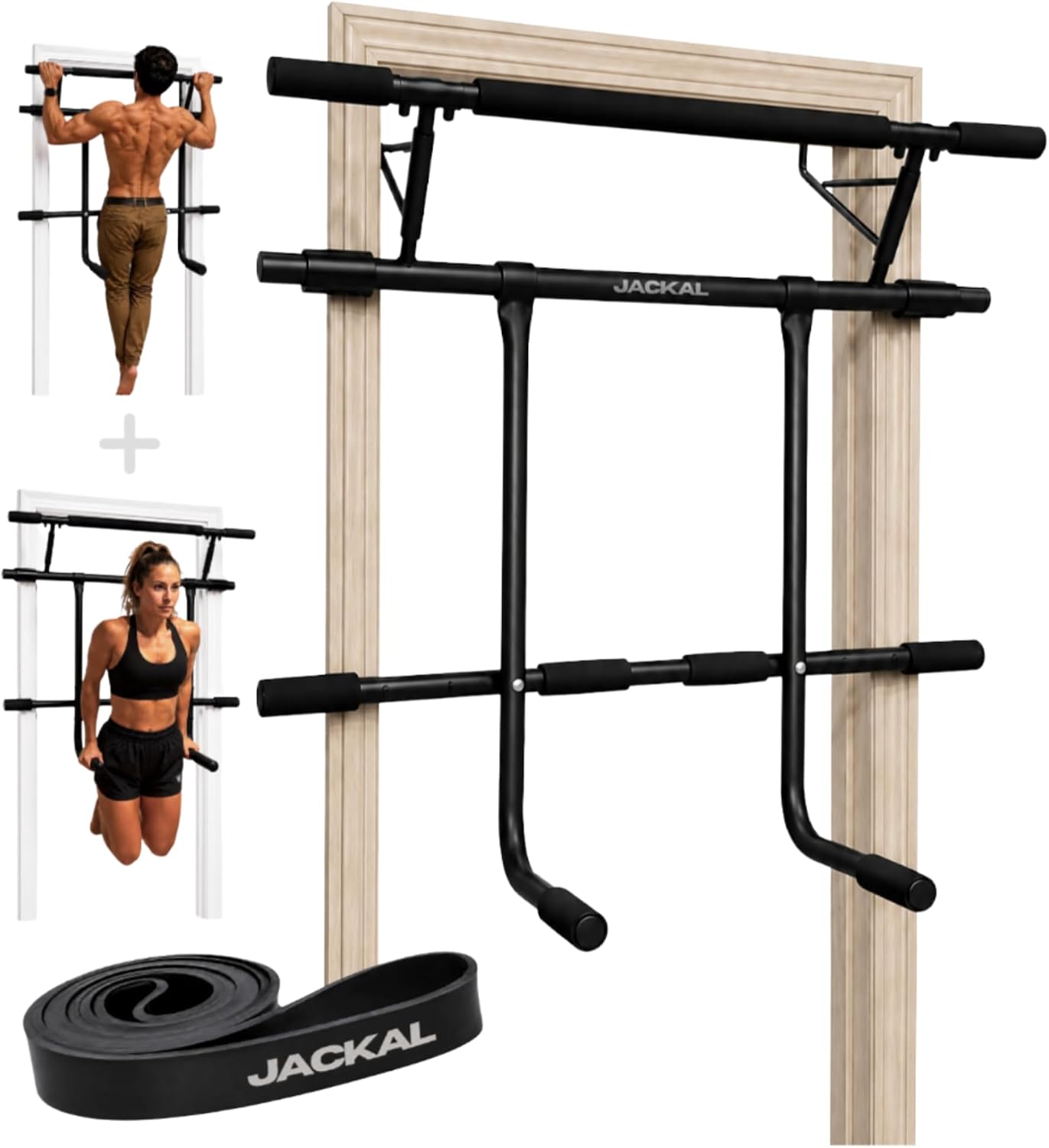 Door Pull Up Bar No Screw - Wielofunkcyjna stacja do ćwiczeń na drzwiach,