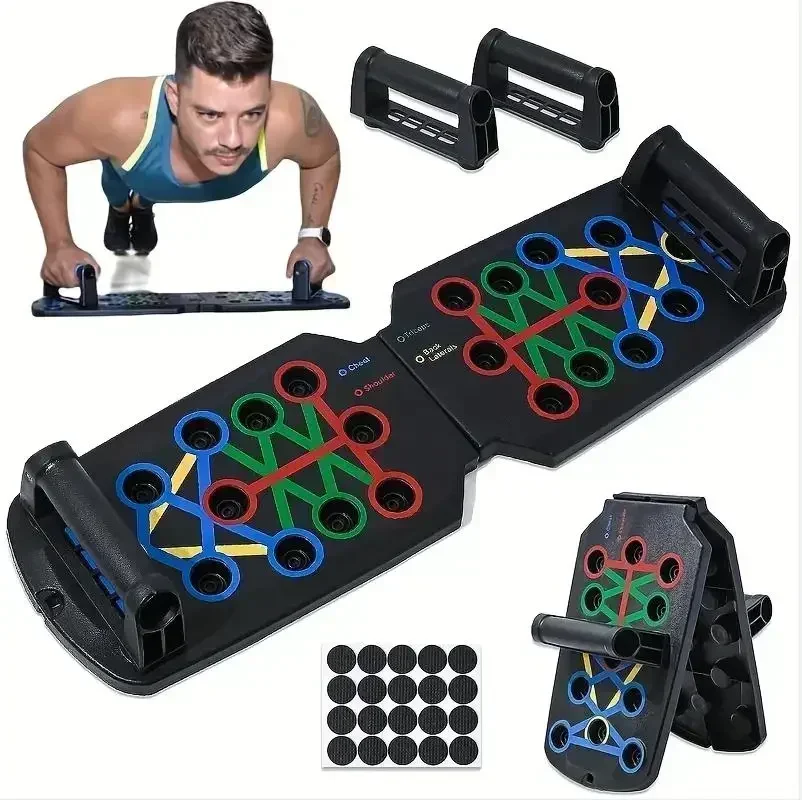 Push Up Board Foldable Multi Function - Nowy, przenośny, wielofunkcyjny zestaw do ćwiczeń