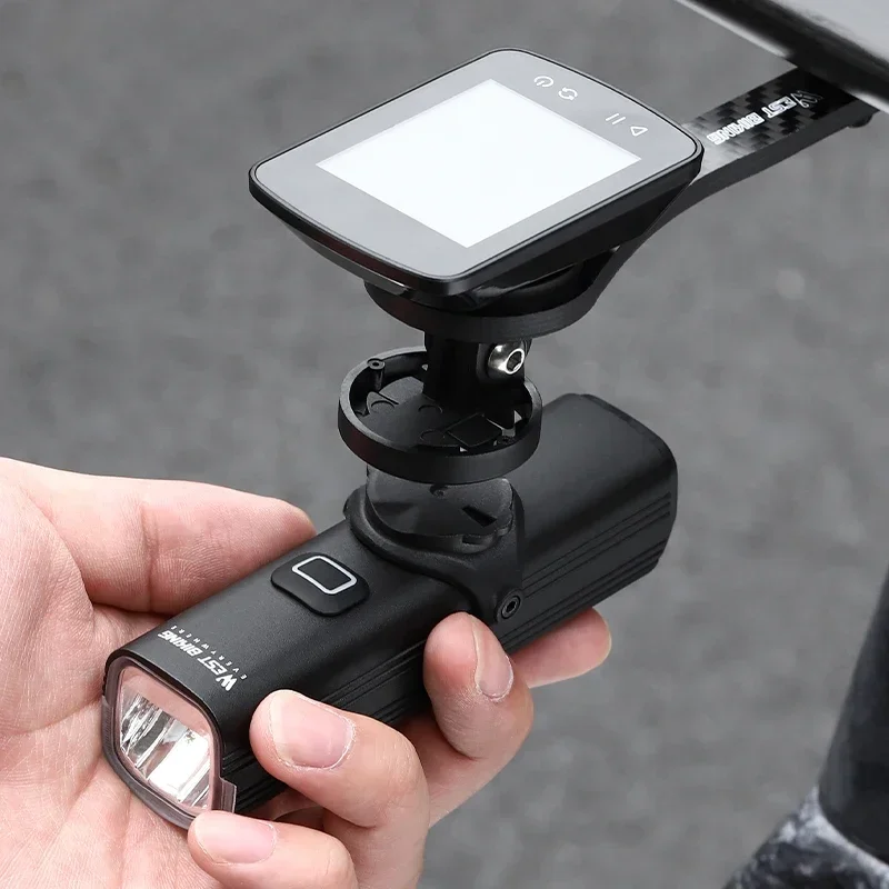 Rechargeable Bicycle Headlight 1000 Lumen - WEST BIKING – szybkozłączna lampa rowerowa,