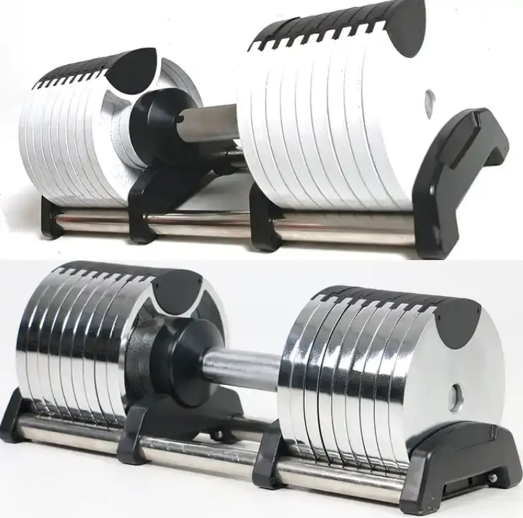 Adjustable Dumbbell Pair 40Kg - Hurtowy zestaw hantli regulowanych 28 kg,