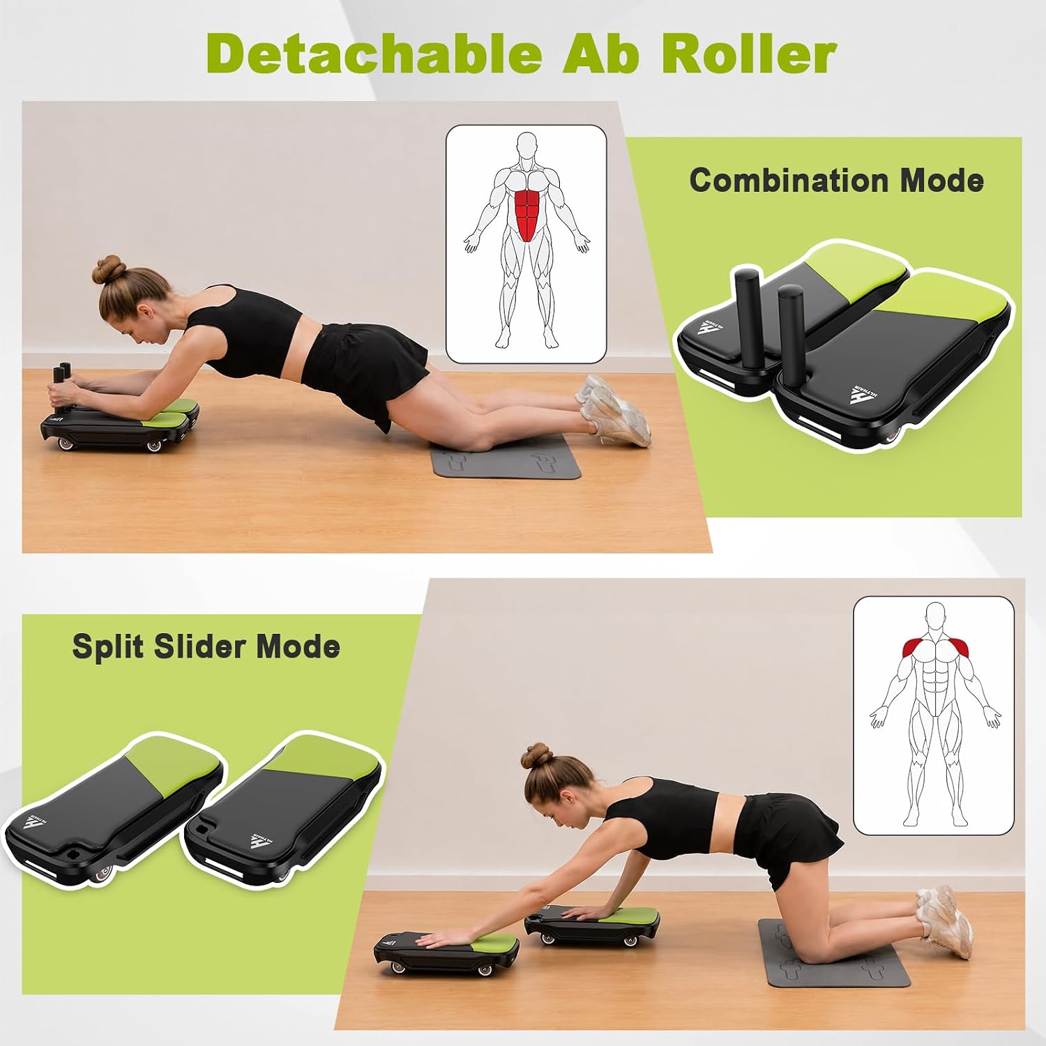 Trenażer do ćwiczeń mięśni brz – Ab Roller Wheel With Elbow Support recenzja i cena