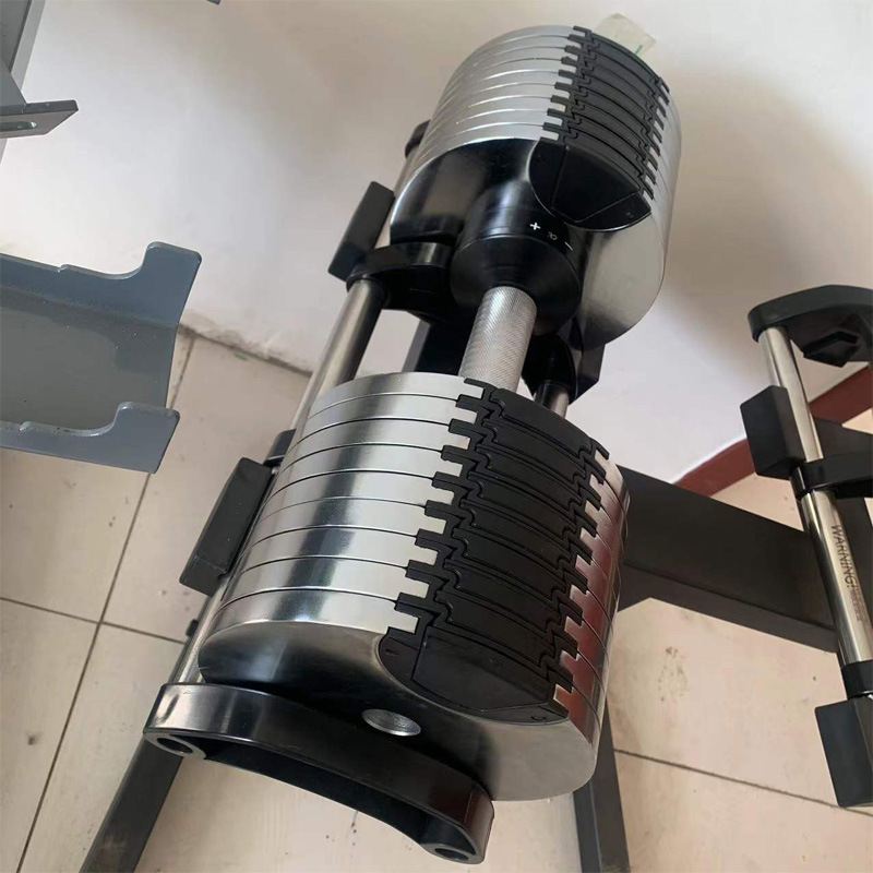 Regulowane hantle chromowane 4 – Adjustable Dumbbell Pair 40Kg recenzja i cena