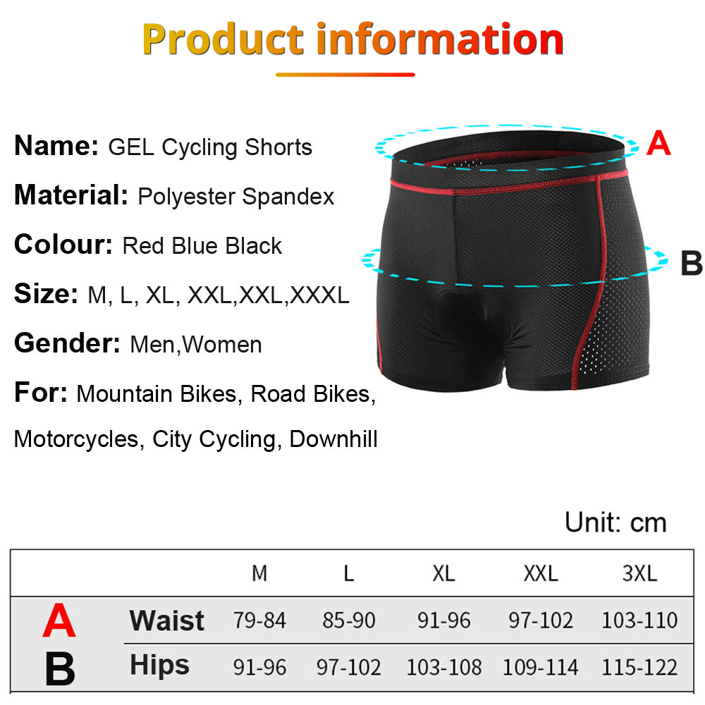 NEWBOLER spodenki rowerowe odd – Padded Cycling Shorts 5D Gel recenzja i cena